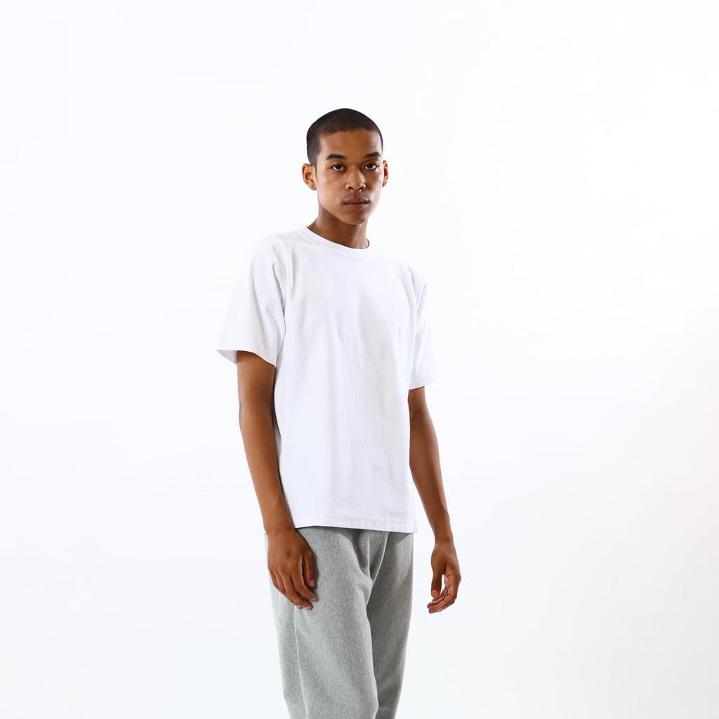 Short Sleeve Round Neck Cotton Revers Short Sleeve Revers White XL [Champion] T-shirt 100% 9.4oz Weave(R) T-Shirt Weave(R) C3-Z318 Men's