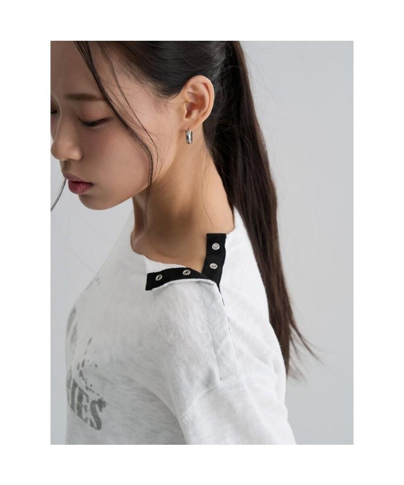 8seconds Off-Shoulder Pullover Ivory