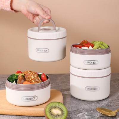 Sealed Stainless Steel Lunch Box Practical Stackable Thermal Lunch Container 400ml/600ml Reusable Food Container Tableware