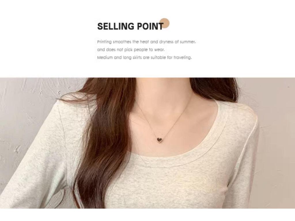 Women's Solid Color Raglan U-Neck Long Sleeve Slim Fit Base Layer Top for Spring and Autumn