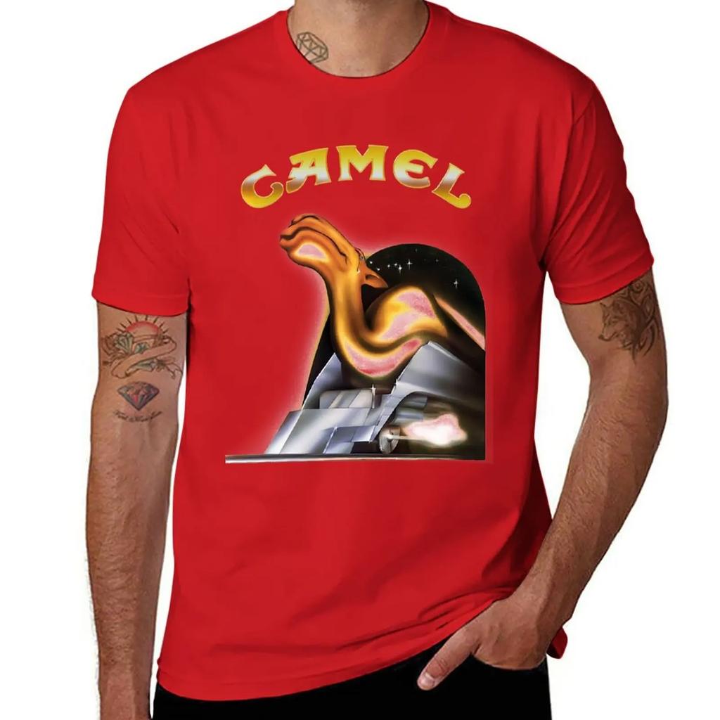 CAMEL BAND strefa komfortu koszulka koszulki koszulki z grafiką własny projekt chłopcy białe męskie koszulki z grafiką hip hop