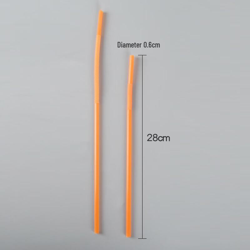 WS Disposable Colored Bent Drinking Straws, 5000-Count