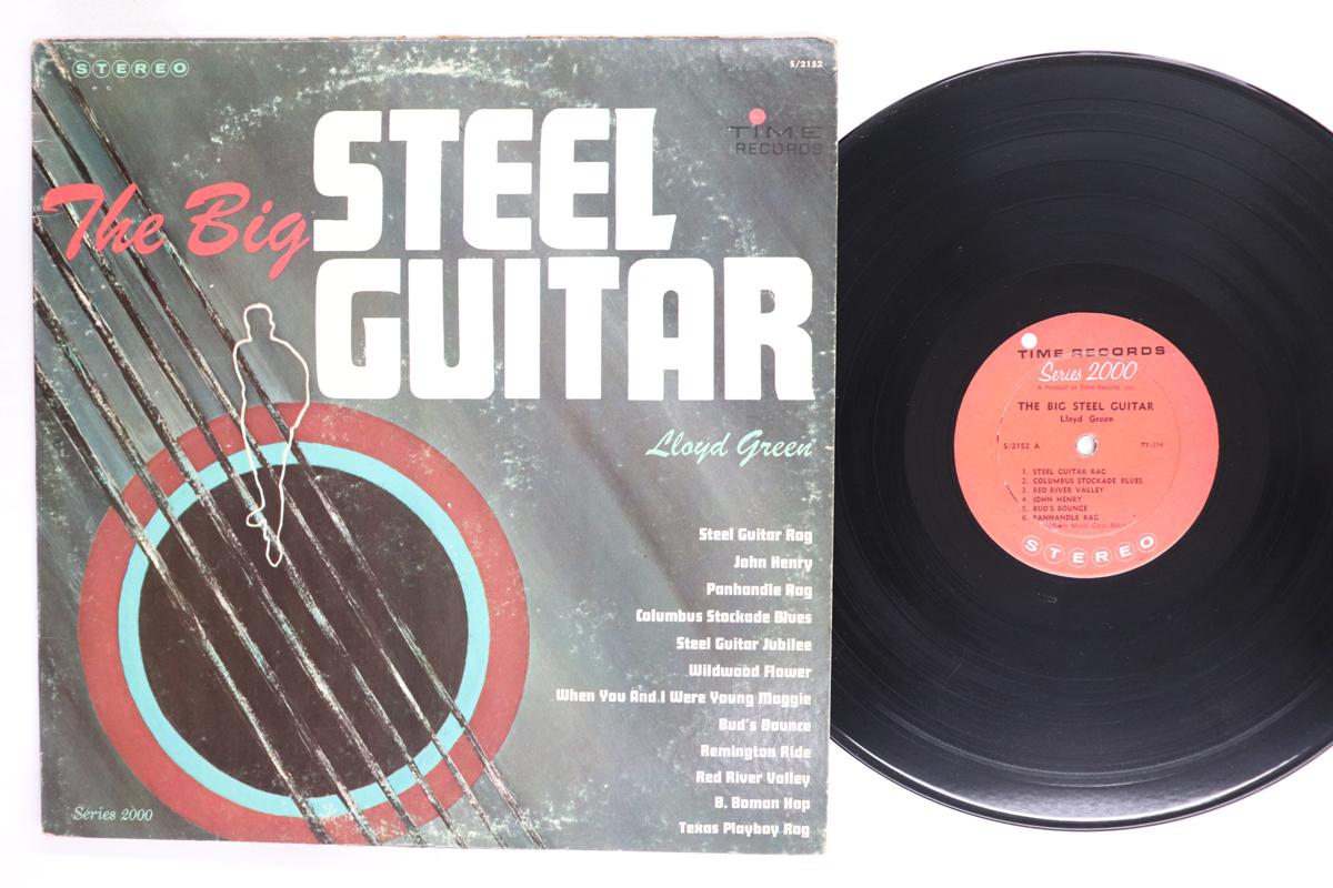 

LP Record LLOYD GREEN The Big Steel Guitar S2152 Time Records 1964 US CountryFolk Used