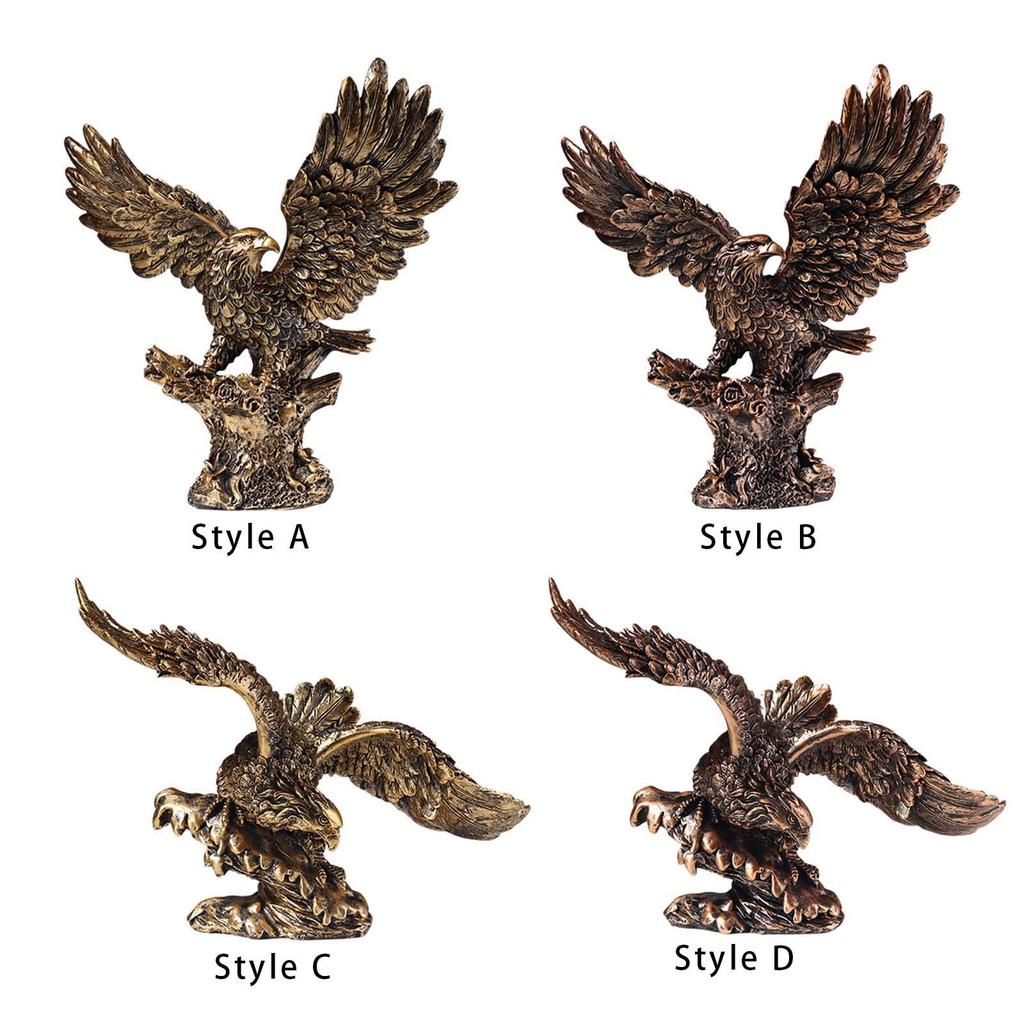 Eagle Statue Collection Model Simulation Unique Funny Animal Sculpture for Home