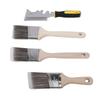 Angled Brushes with Paint Comb 2in 2.5in Short Long Handle Brushes for Painting Projects