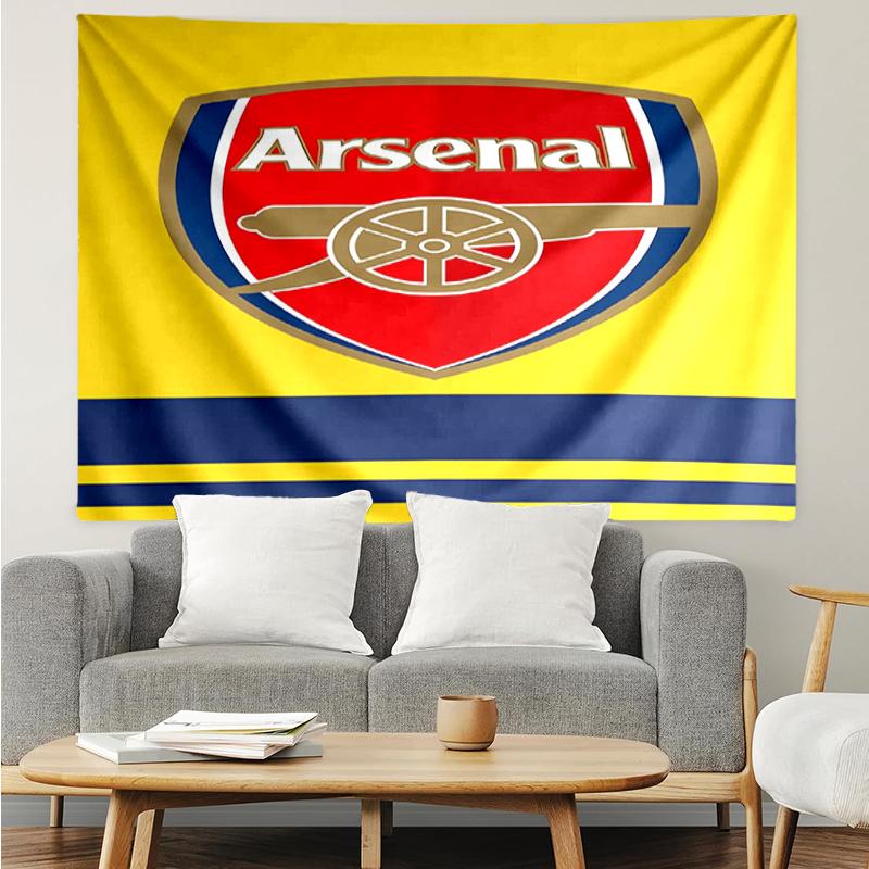 Arsenal-F.C Print Tapestry, Backdrop, Easy Setup, Ideal for Bedroom, Office & Living Room, with Aesthetic Wall Hanging Decor.