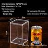 Transparent Acrylic Storage Box with Lid for Jewelry, Gifts, or Wedding Candy Display