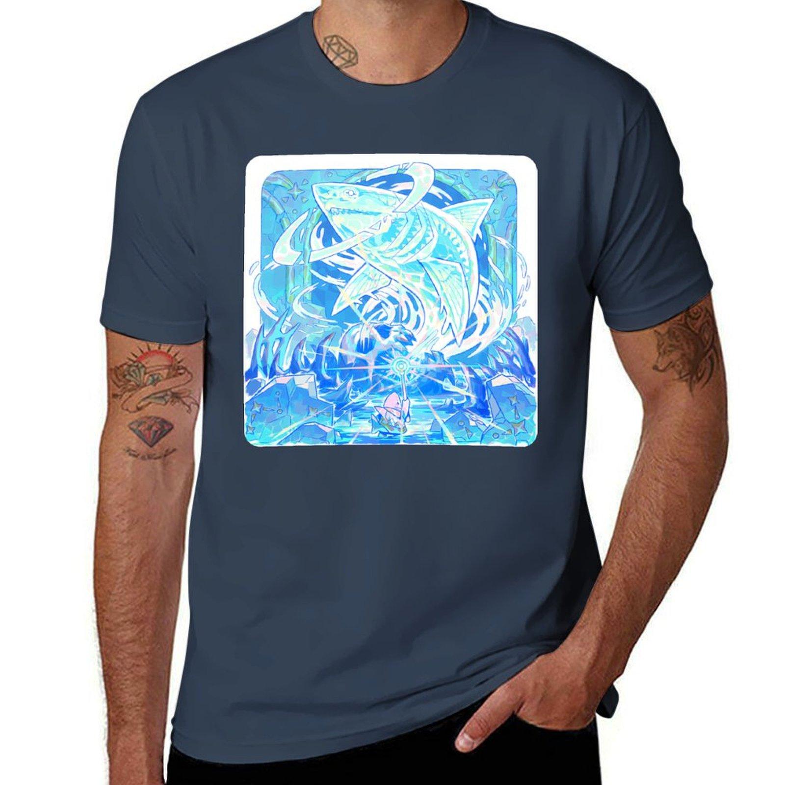 Ghostly Shark TShirt Vintage Style Printed Top S