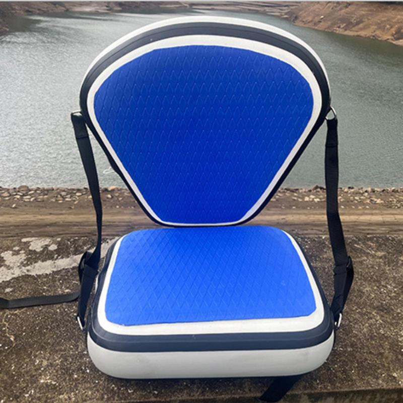 Inflatable Paddle Board Seat Comfortable Kayak Chair Adjustable PVC Back Support for Canoe Rafting Kayaking