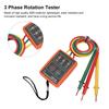 Three-phase AC phase sequence tester, non-contact buzzer, 3-phase sequence presence rotation tester SM852B AC 60~600V ABS
