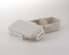 Skater Bento Box 530ml 1 Tier Women Japan Leak-Resistant Lock Lunch Box Dusky Gray PFLB6AG-A Dishwasher Microwave Safe