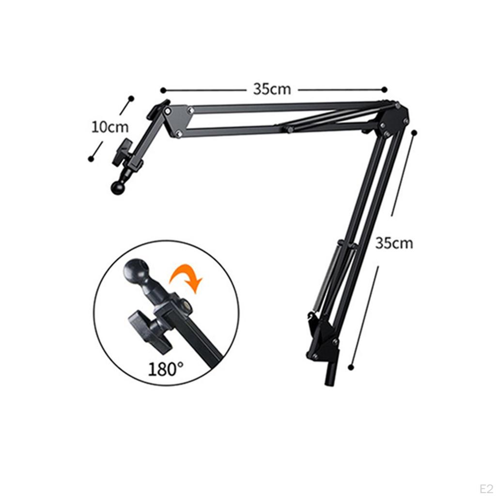 Desk Stand Lazy Bracket Sturdy Adjustable Selfie Tablet Support for Office Live Streaming
