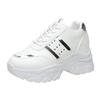 Women's Sneakers Summer Wedge Casual Shoes PU Leather Lace Up 2024 Womes Anti-slip Vulcanized New Outdoor Sneakers