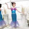 KOCEKID Luxury Mermaid Dress Disney Princess Halloween Kids Stage Christmas Gift Ariel-style Dress, Kids' Set, Ariel-style Cosplay, Kids' Dress,