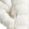 Adidas Originals Trefoil Vegan Puffer Jacket With Stand Collar And Long Sleeves Women Outerwear White IJ8236