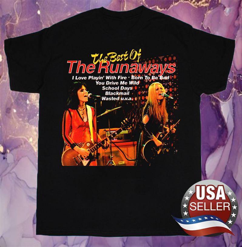 The Runaways Band The Best Of The Runaways Unisex T-Shirt All Size CS0109 Unisex T-Shirt XL