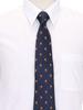 Colorata Red Panda Necktie X Navy Fine Pattern Silk Jacquard Animal Gift Present [COLORATA] (145 8.5cm / / / 100% / Weave)