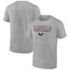 Unisex Shirt Cotton Oversize Large Size S Heathered Gray Washington Capitals Swagger