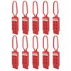 10PCS Safety Lockout Hasp 6‑Hole Insulating Nylon for Industrial Equipment Maintenance