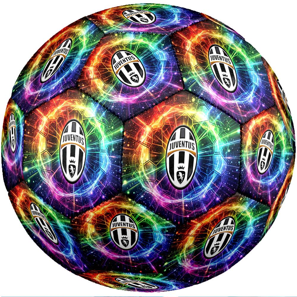 Juventus FC Theme Soccer Ball Size 5 Soccer Ball Soft Touch Professional Training Football for Outdoor Sports