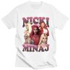 Rapper Nicki Minaj Graphic T-Shirt Men Women Hip Hop Fashion Casual T Shirt Vint