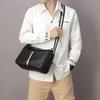 Leather Men's Single-shoulder Crossbody Bag, Simple Men's Bag, Large-capacity Multi-functional Fashionable Shoulder Bag