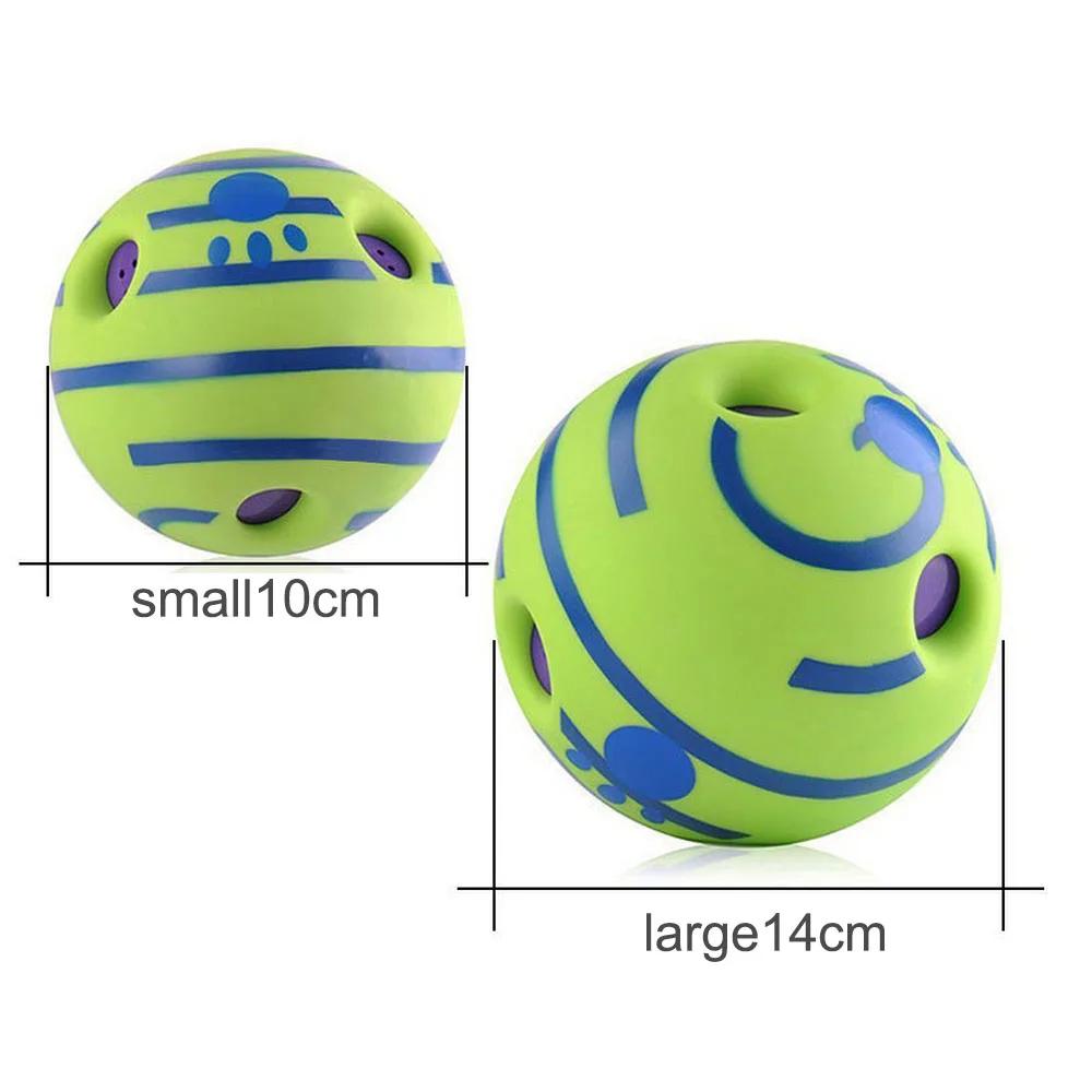 Interactive Dog Toys Ball Fun Giggle Sounds Ball Puppy Chew Toy Wobble Wag Giggle Dog Play Ball Training Sport Dog Toys
