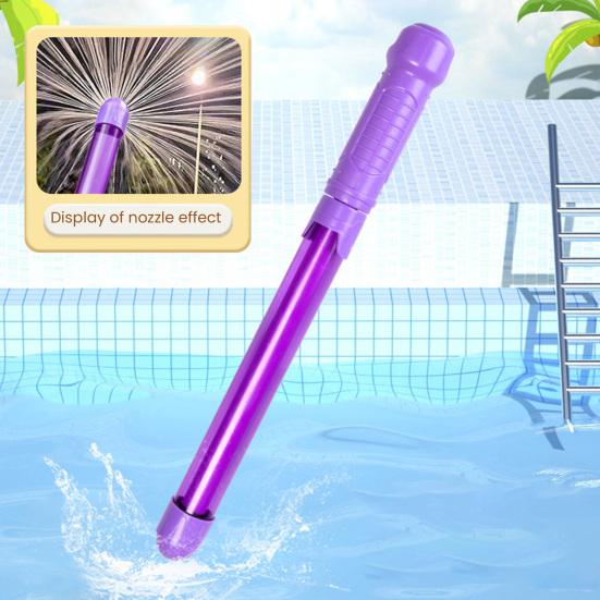 Water Shooter Toy for Kids Sparklers Effect High Pressure Beach Water Squirter Lightweight Pulling Tube Design Water Fight Toy