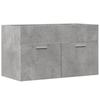 VidaXL Sink Cabinet Concrete Grey 80x38.5x46 Cm Chipboard, Bathroom Cabinet, Storage Cabinet, Support of 856210