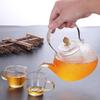 Vintage Hammered Glass Teapot