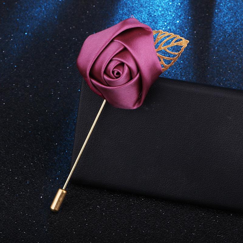 Exaggerate Multi-Layer Fabric Rose Flower Brooch For Women Girl Magazine Wedding Shoot Accessory Pin Dress Suit Corsage