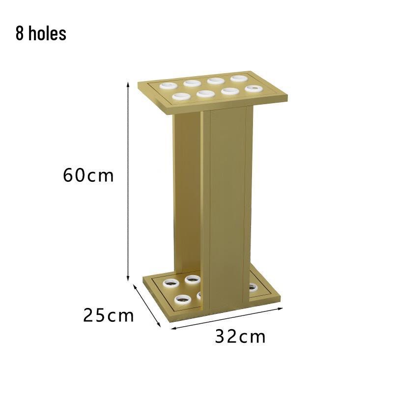 8-Hole Billiard Cue Rack