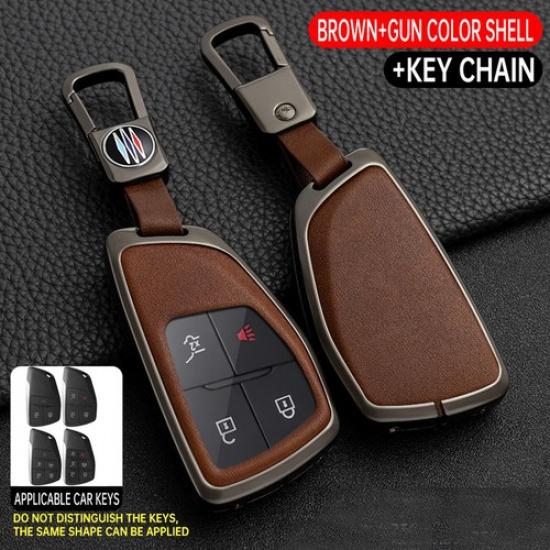 1Pc Zinc Alloy Remote Key Fob Cover Case For Chevy Suburban Silverado Tahoe