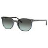 Ray Ban Elliot Blau Schwarz Quadratisch Unisex Sonnenbrille Rb2197 1391gk 54