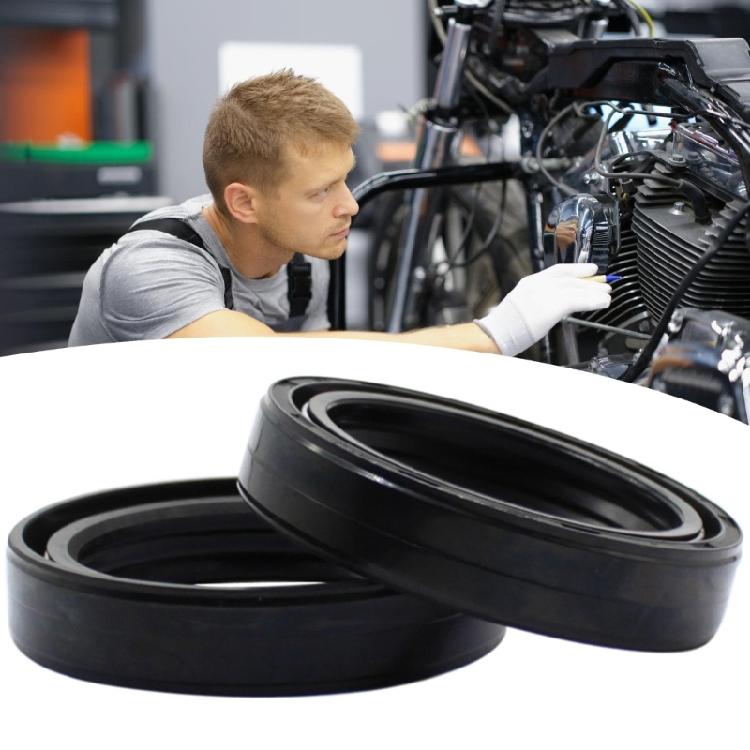 Double Barrier Motorcycle Fork Suspension Oil Seal Kit with 1 Million Cycle For 125-250cc Harsh Environments