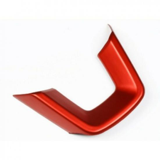For Honda Civic 11th  Up Steering Wheel Sheet Cover Decor Matte Red 1PCS