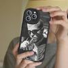 Rapper PLK Chambre 140 Phone Case Leather For IPhone 16 15 14 13 12 11 Pro Max Plus Matte Cover