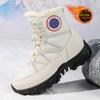 Nowe męskie buty śniegowe, wysokie skórzane buty, buty zimowe, odporne na zimno, popularna odzież outdoorowa, trwałe, modne, tre