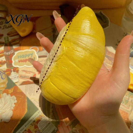 Sensory Stress Toy Lifelike Durian Squeeze Slow Rebound Decompression Relief Toys Food-Themed Gadget for Kids Adults Eye-catching