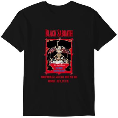 70s Vintage Style Black-Sabbath Master of Reality Band T Shirt Classic