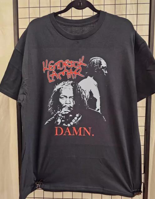Kendrick Lamar Damn Vintage Black Cotton Short Sleeve T -Shirt AHN00752 XXXL