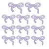 10pcs Colorful Butterfly Bow Embroidered Patch Skirt Hat Shoes Sew Embroidery Applique Decorate Iron On Patches For Clothing Diy 