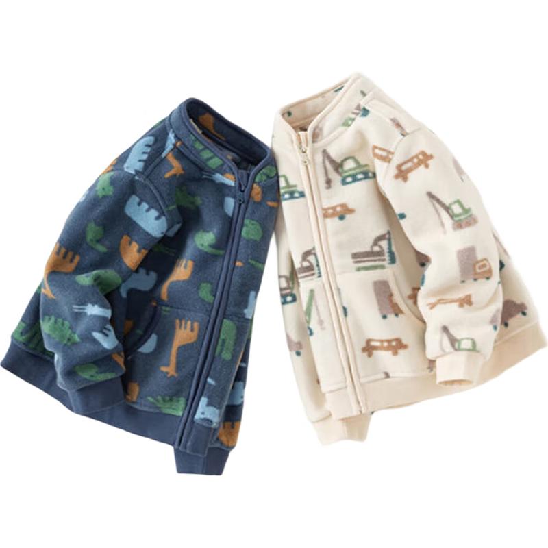 David & Bella Boys Double-Sided Fleece Jacket 73 cm