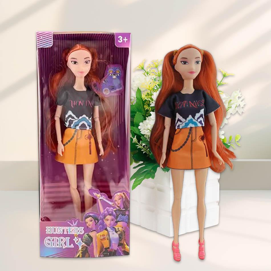 Doll Toys Kpop Demon Hunters Action Figure Toy Rumi Mira Zoey Beautiful Princess Baby Girl Dolls Plastic DlY Toy for Girls