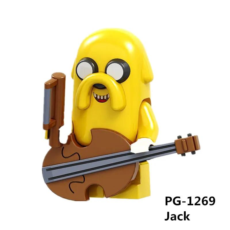 PG8141 Anime Cartoon Doll Building Blocks Kawaii Banana Man Shark Educational Toys Children's Home Gift Constructor Adventure