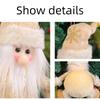 Snowman Christmas Tree Pendant Santa Claus Xmas Hanging Doll Plush Elk Ornament  Christmas Party