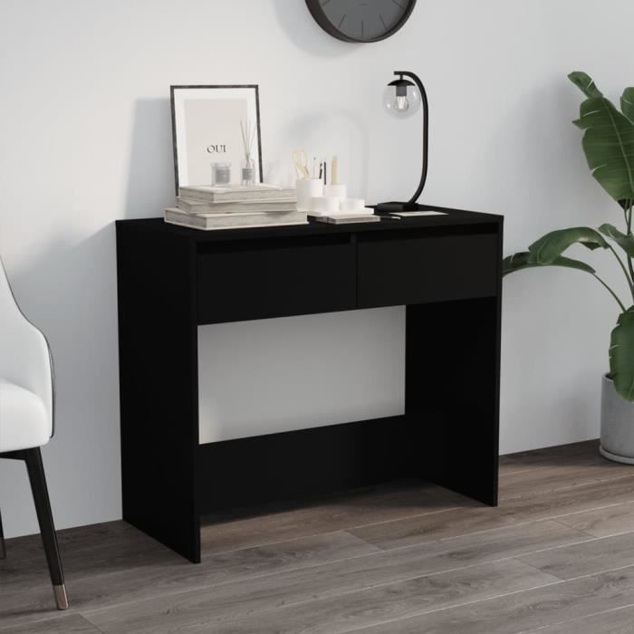 VidaXL Table console Noir 89 × 41 × 76.5 cm Acier