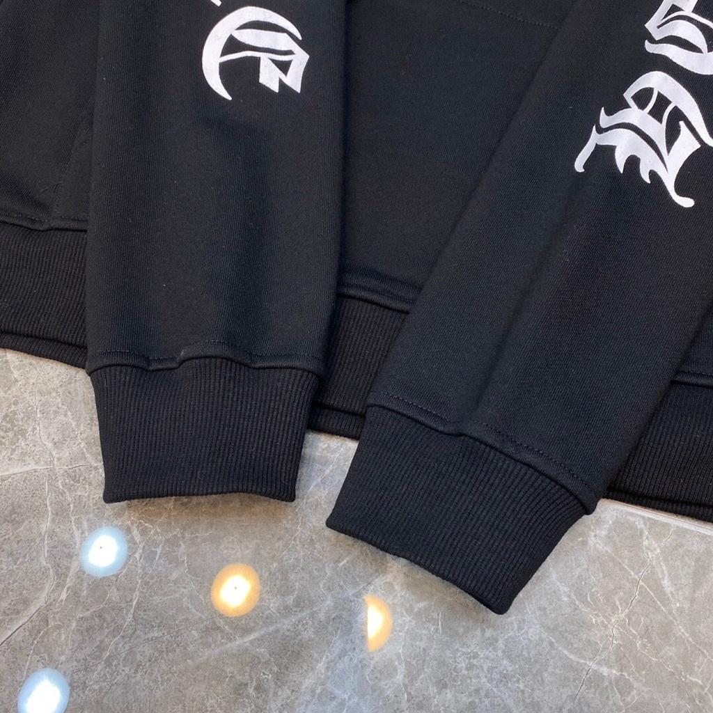 8081 CHROME HEARTS 2025 Nová jarná a jesenná nadrozmerná tenká mikina s kapucňou s logom v klasickom štýle pre páry