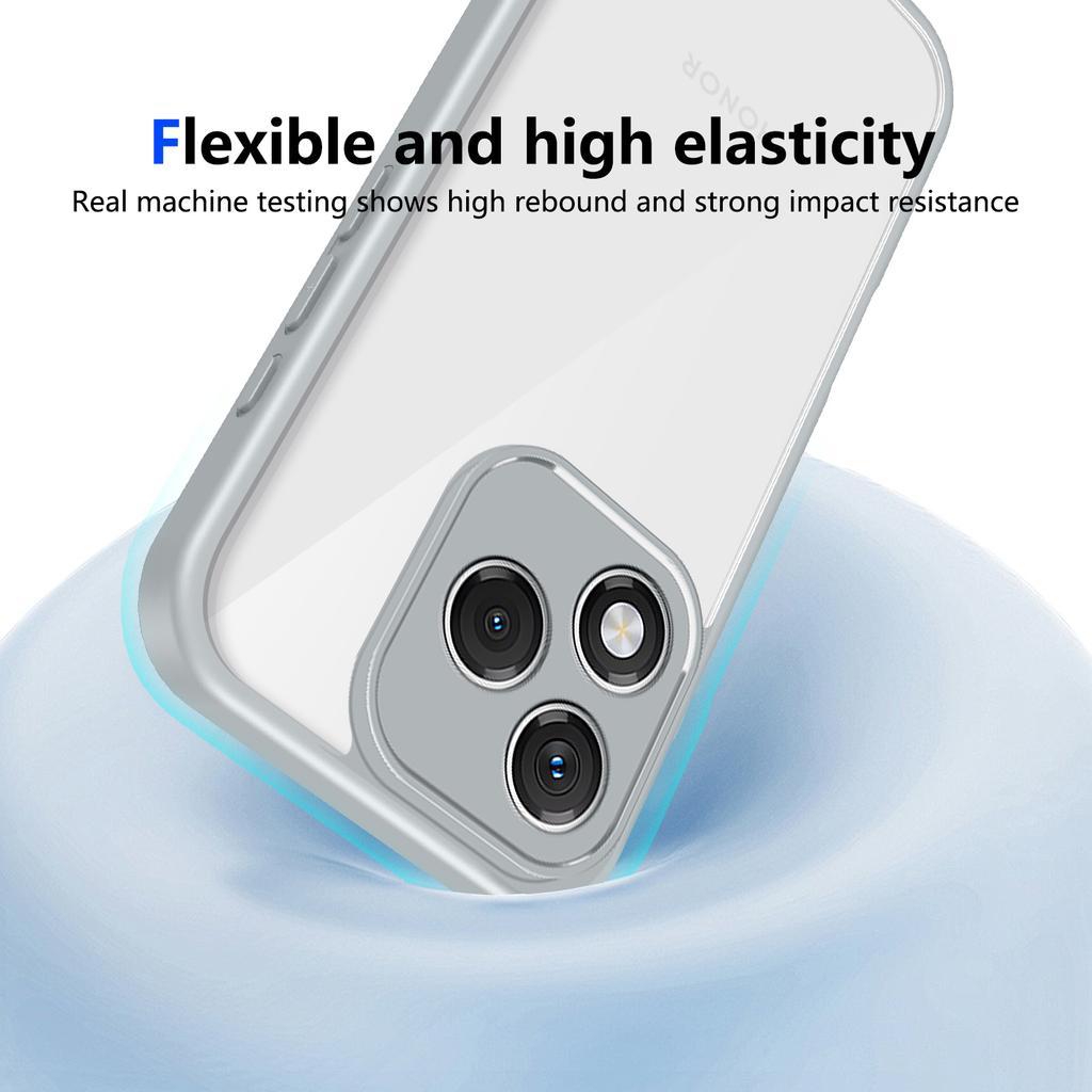 Honor 400 Lite ABR NX1 Case Air Cushion Shockproof Silicone Bumper Clear Matte Back Cover Hard Phone Case for Honor 400 Lite 5G