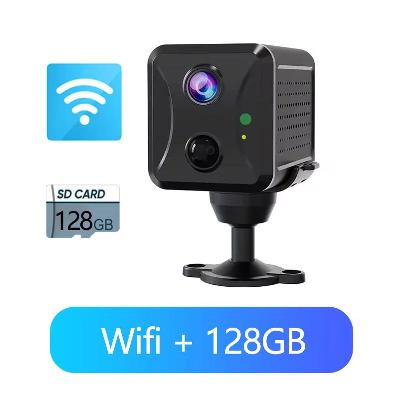 Ubox Mini 4G Security Camera SIM Card or Wifi 5MP Survalance IP Camera 3800 MAh Big Battery Low Power Voice Intercom CCTV Camera